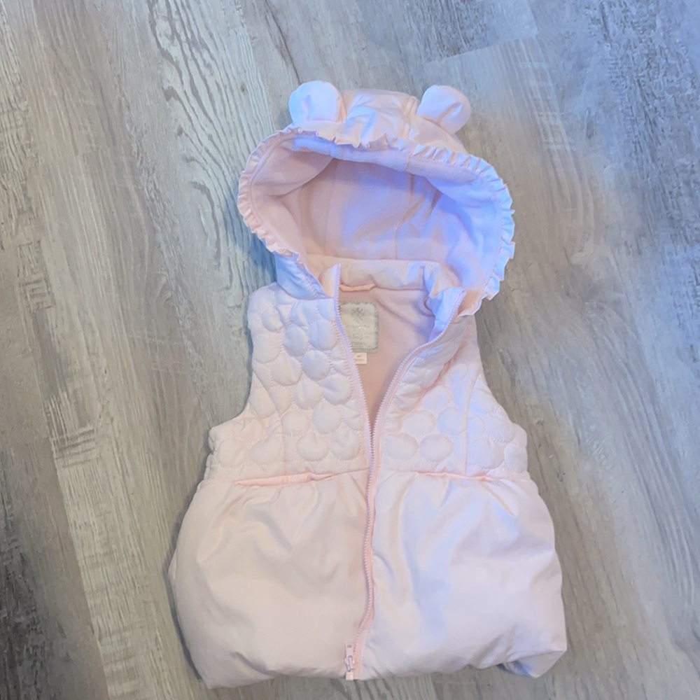 Girls 4t hooded winter vest
